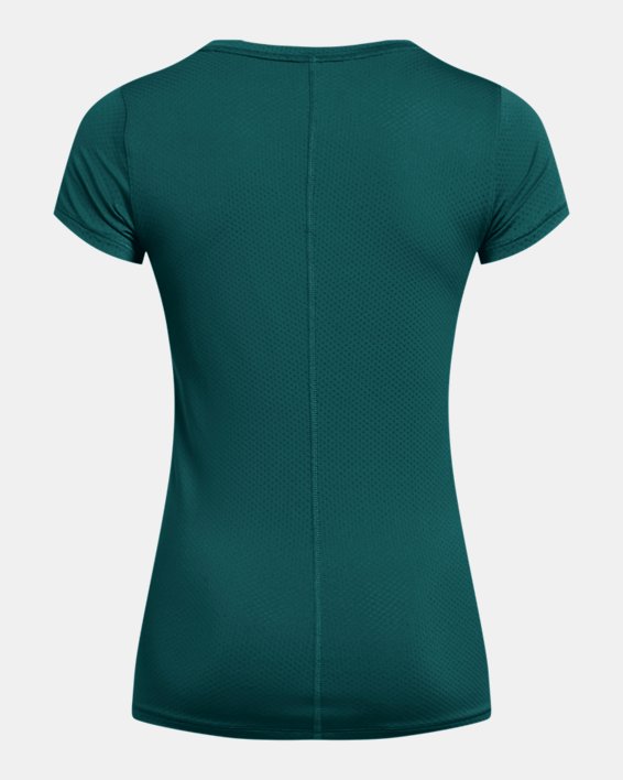 Tee-shirt à manches courtes HeatGear® Armour pour femme, Blue, pdpMainDesktop image number 4